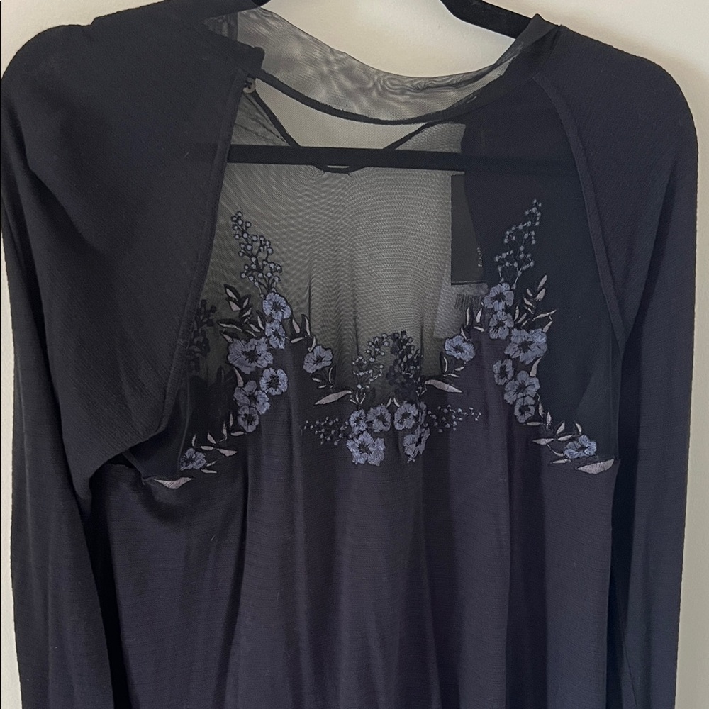 Free people lace detail tunic